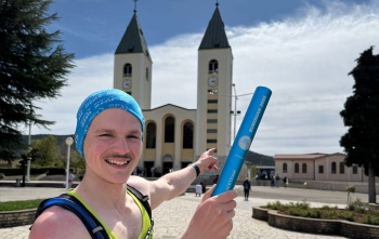 Zieleinlauf in Medjugorje