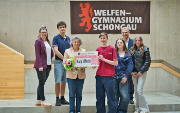 Spendenübergabe des Gymnasium Weilheim 