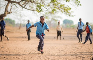 Running boy