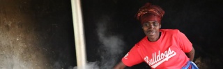 Volunteer cooking