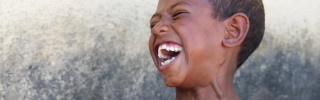 Boy happy