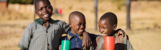 Boys in Zambia