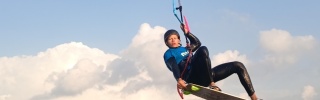 David Kitesurfing von vorne