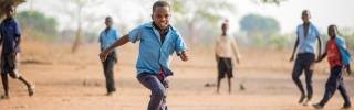 Running boy