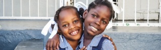 Two girls Haiti