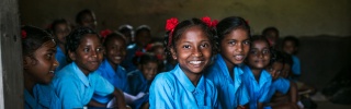 Indian girl in classroom