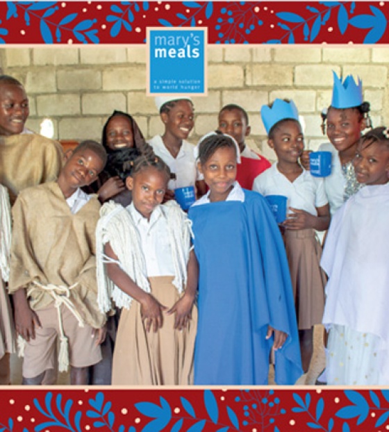 Weihanchtskarte Krippenspiel