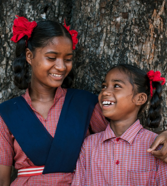 Two girls, India