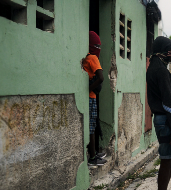 Image of armed gangs in Haiti