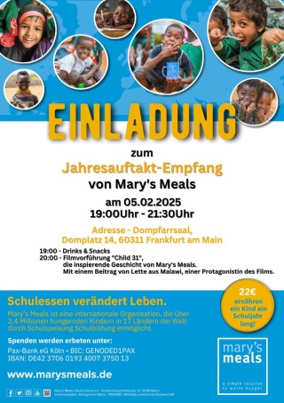 Einladung Jahresauftakt-Empfang
