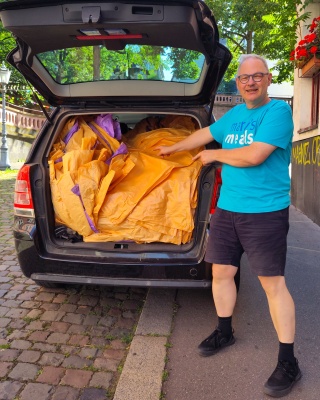 Lothar und Gewebesäcke