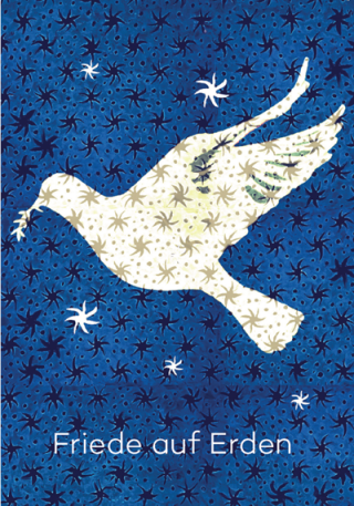 Weihnachtskarte - Friede auf Erden 